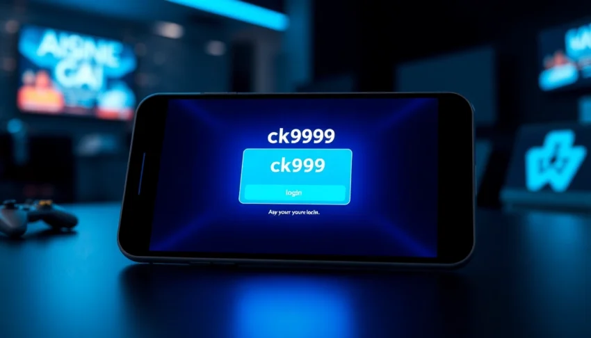 Secure ck999 login screen with easy access on a digital device, emphasizing quick sign-in process and gaming access.